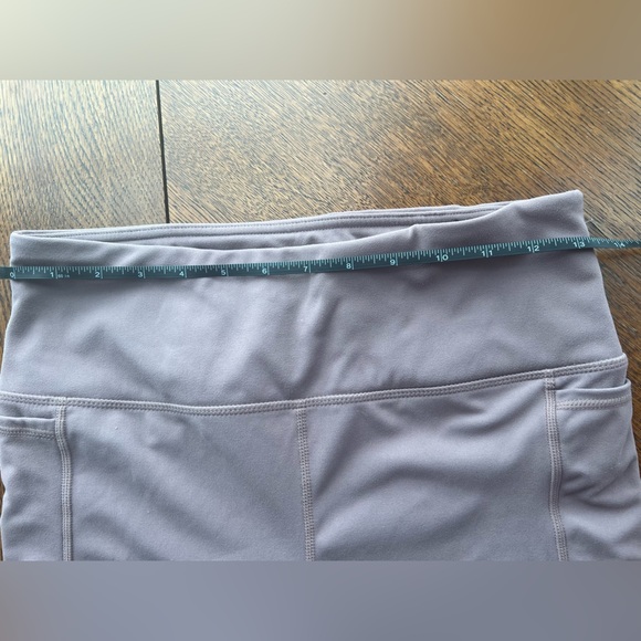 Gaiam Mauve Lavender High-Waisted Yoga Workout Leggings Size Medium - Picture 10 of 11